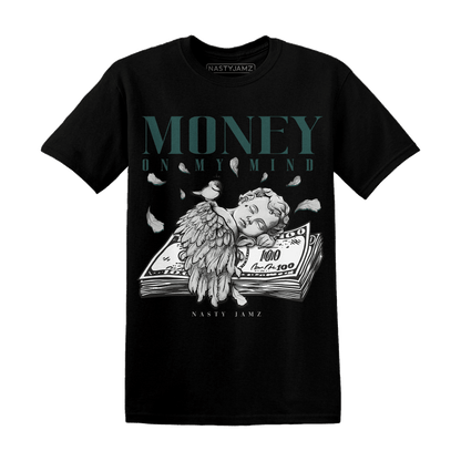Oxidized Green 4s T Shirt Money On My Mind Angel - NastyJamz