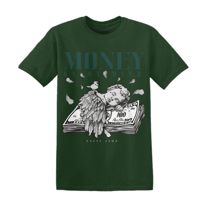 Oxidized Green 4s T Shirt Money On My Mind Angel - NastyJamz