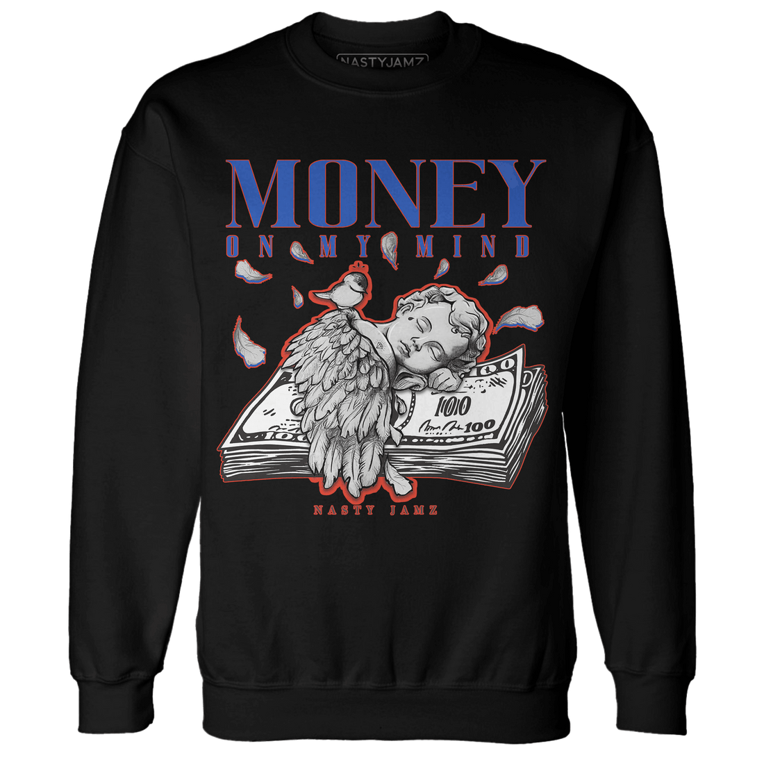KB 4 Protro Philly Sweatshirt Match Money On My Mind Angel - NastyJamz