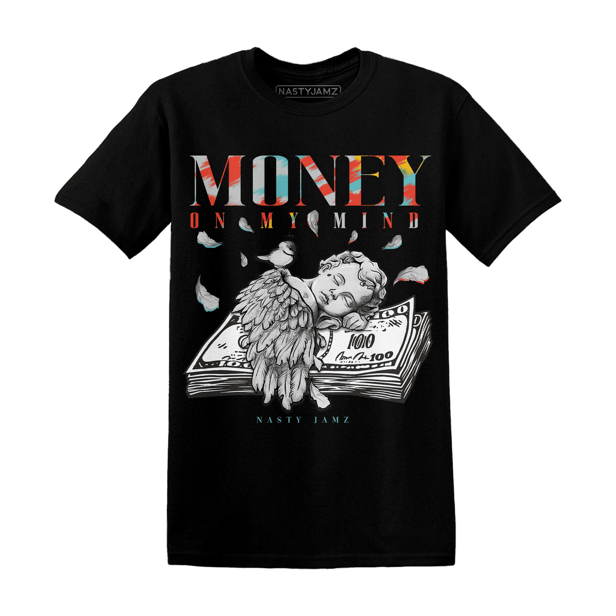 KB 8 Protro Venice Beach T Shirt Money On My Mind Angel - NastyJamz