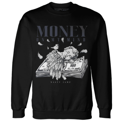 VaporMax-Plus-Midnight-Navy-White-Metallic-Silver-Sweatshirt-Match-Money-On-My-Mind-Angel