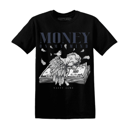 VaporMax-Plus-Midnight-Navy-White-Metallic-Silver-T-Shirt-Match-Money-On-My-Mind-Angel