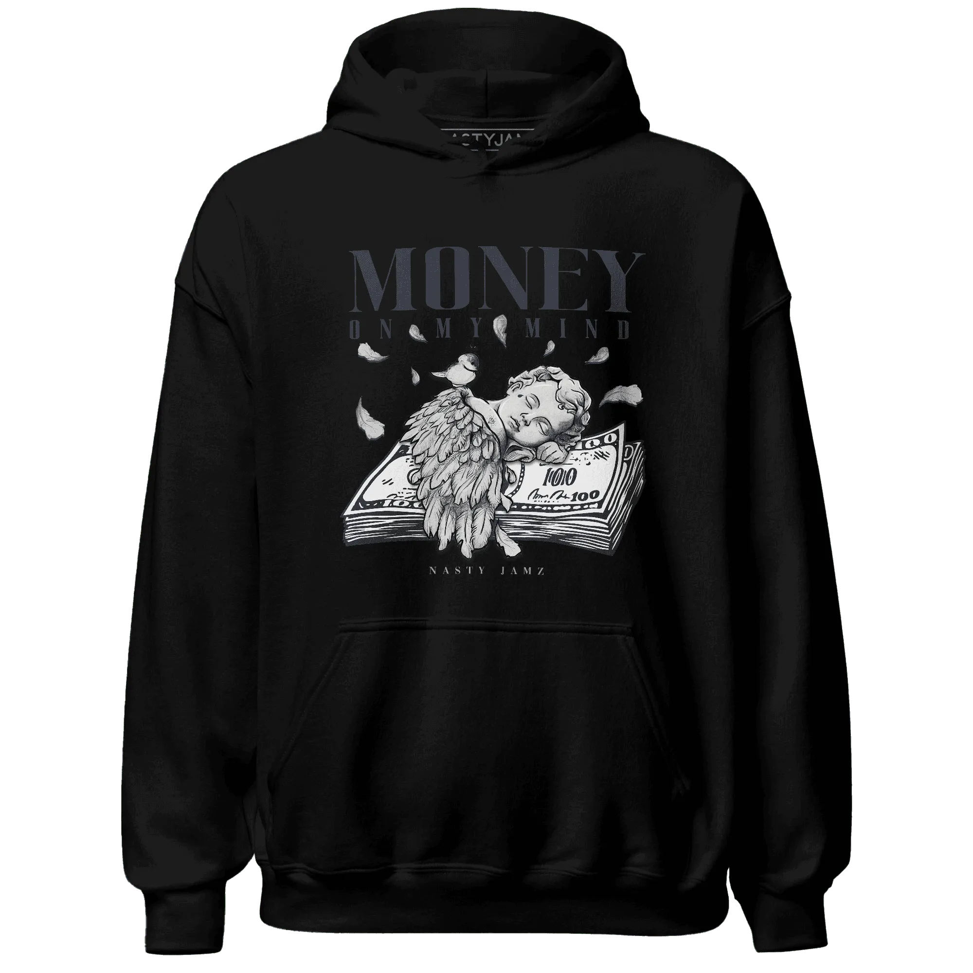 VaporMax-Plus-Midnight-Navy-White-Metallic-Silver-Hoodie-Match-Money-On-My-Mind-Angel