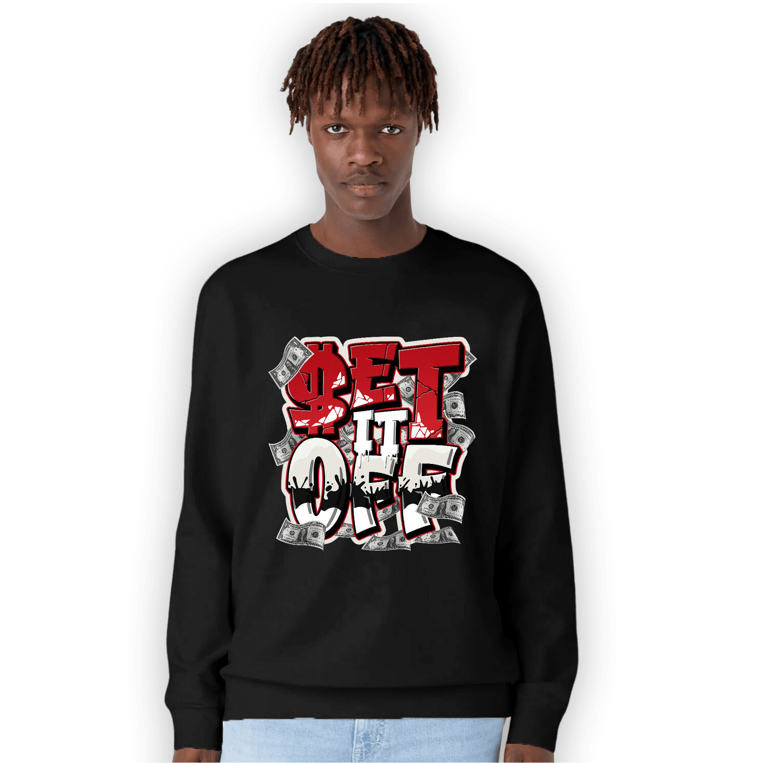 Low OG Trophy Room 1s Sweatshirt Match Money Set It Off - NastyJamz