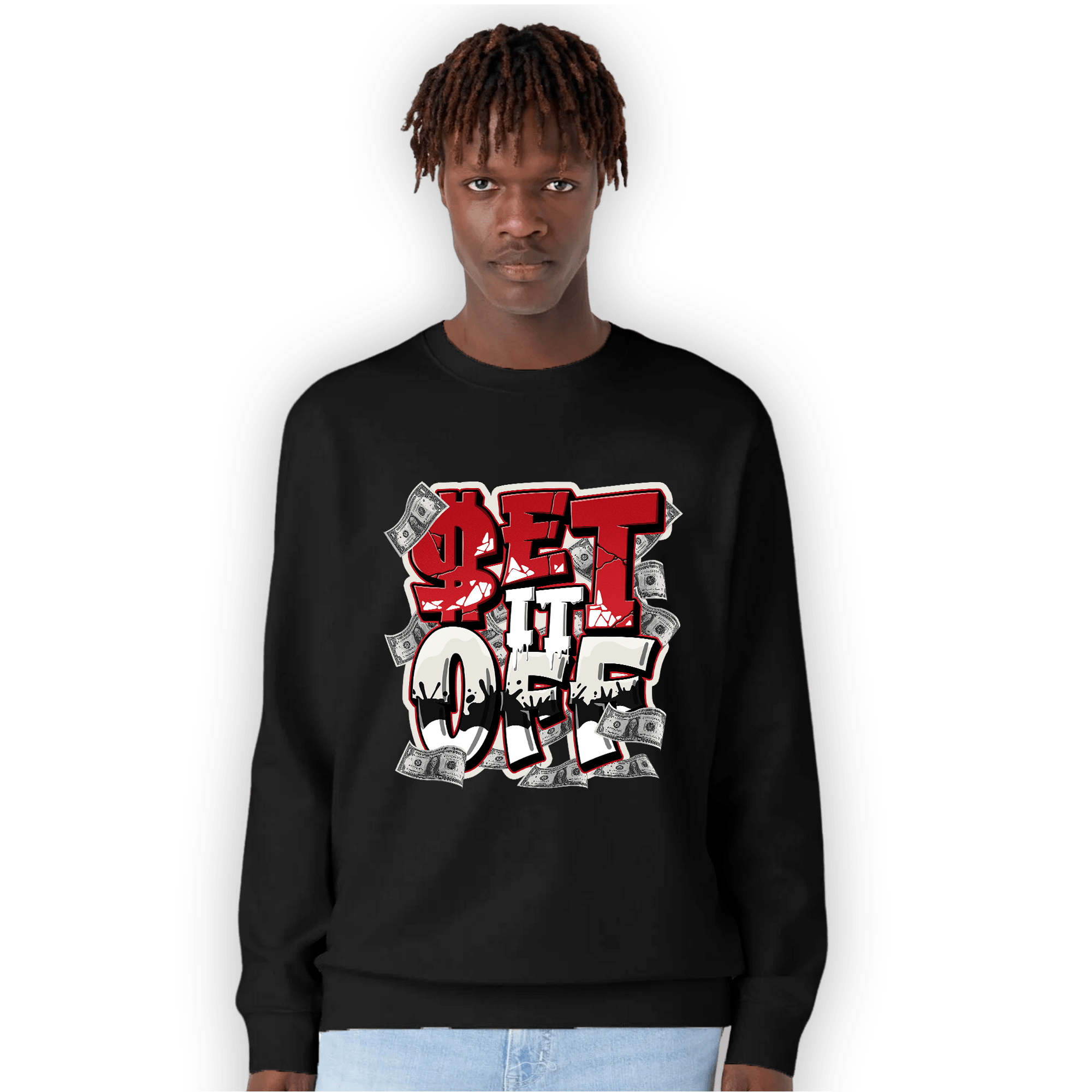 Low OG Trophy Room 1s Sweatshirt Match Money Set It Off - NastyJamz