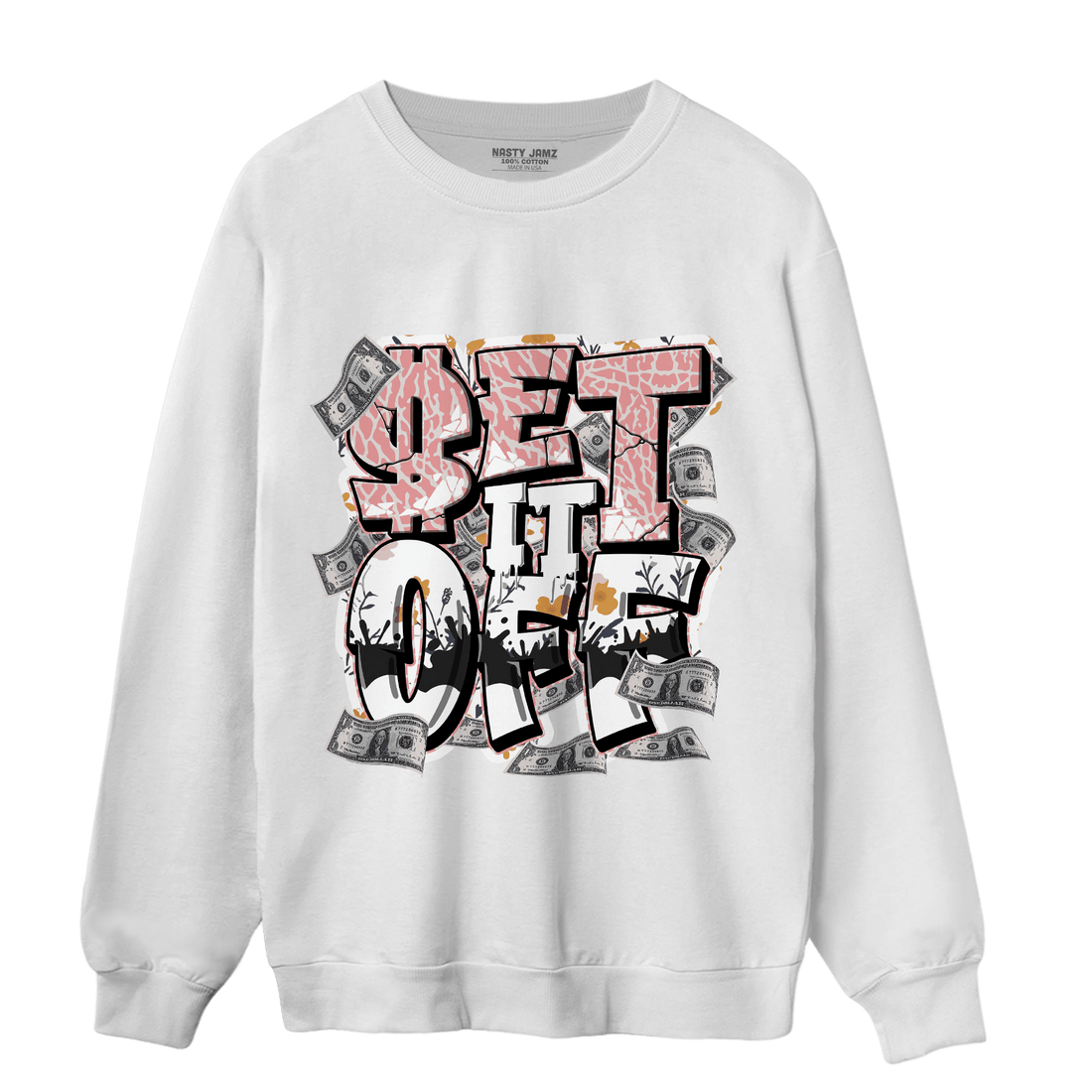 Red Stardust 3s Sweatshirt Match Money Set It Off - NastyJamz