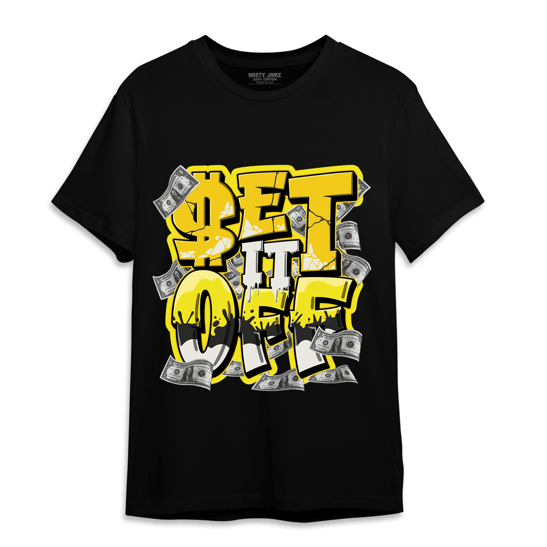 Vivid Sulfur 4s T Shirt Match Money Set It Off - NastyJamz