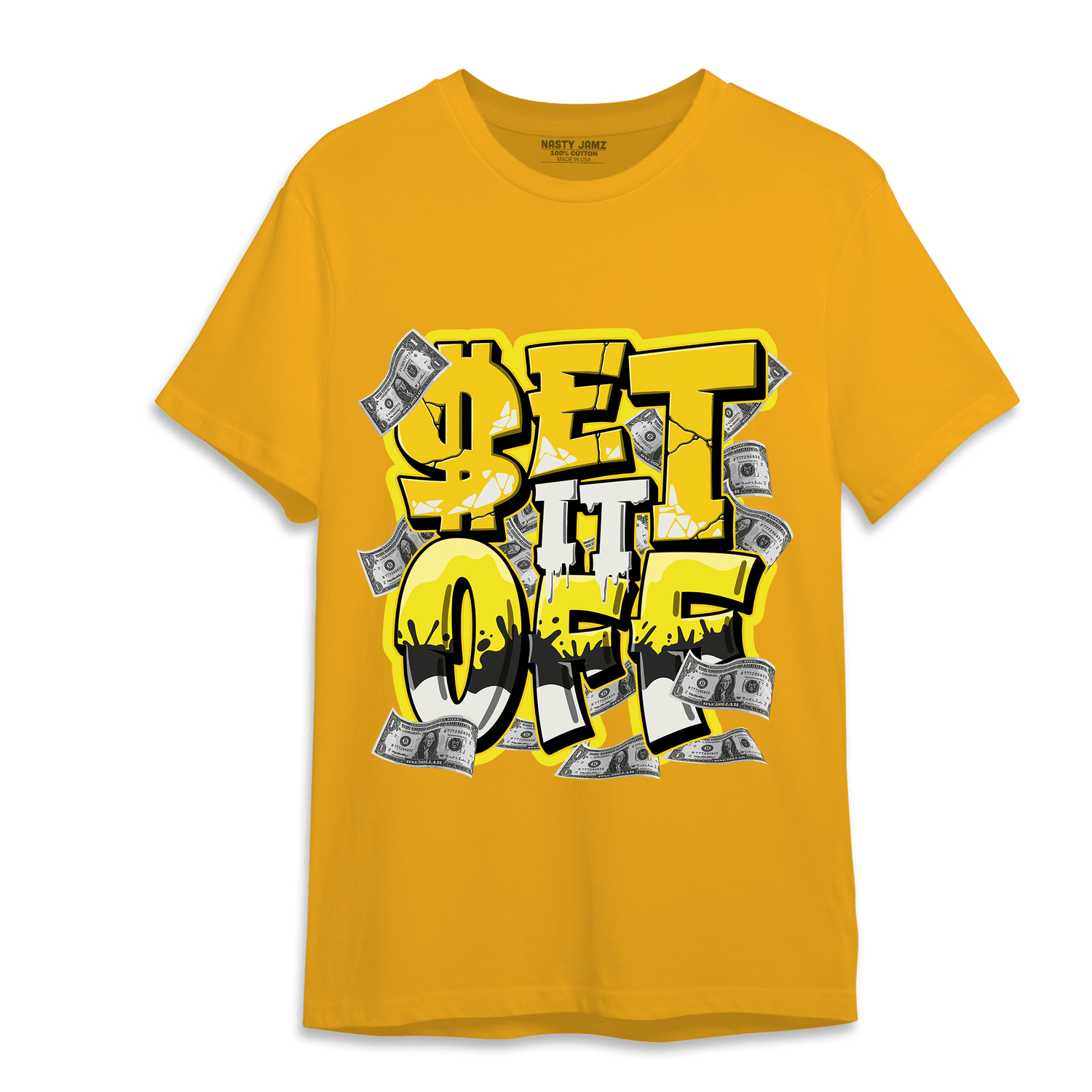 Vivid Sulfur 4s T Shirt Match Money Set It Off - NastyJamz