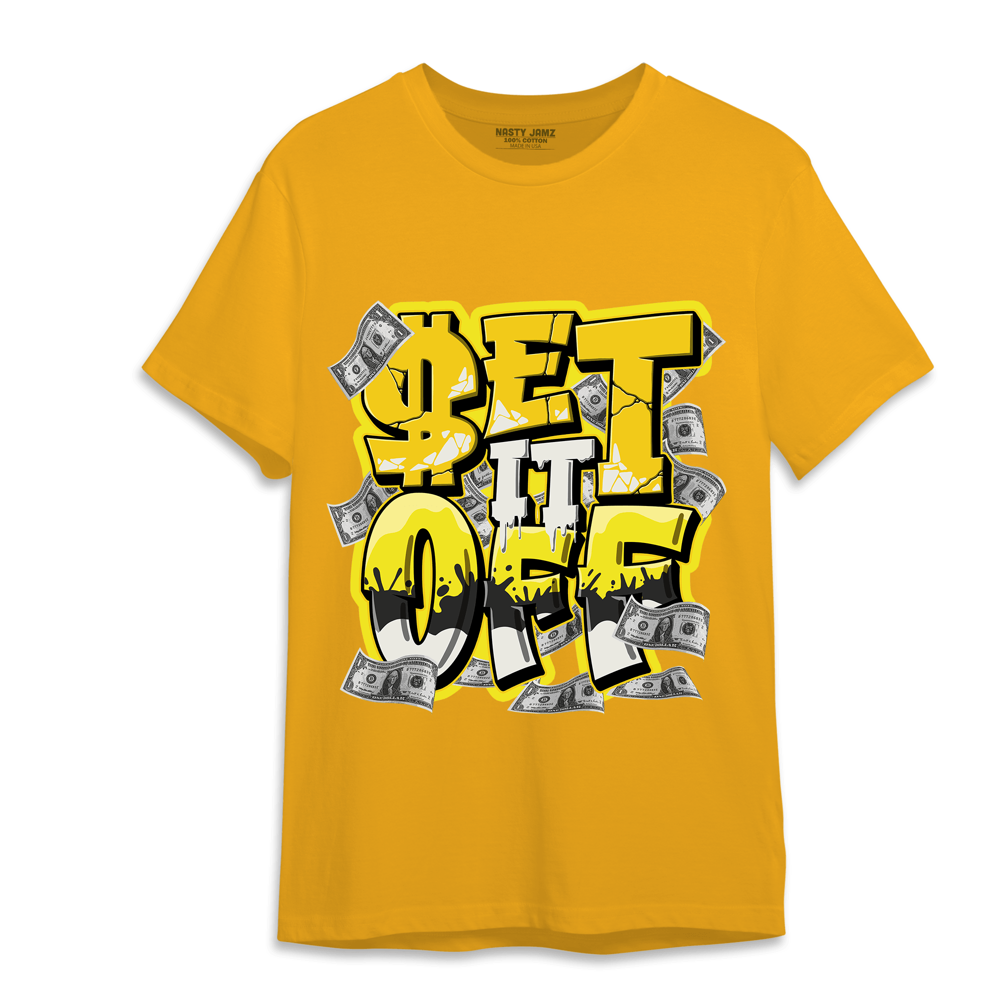 Vivid Sulfur 4s T Shirt Match Money Set It Off - NastyJamz
