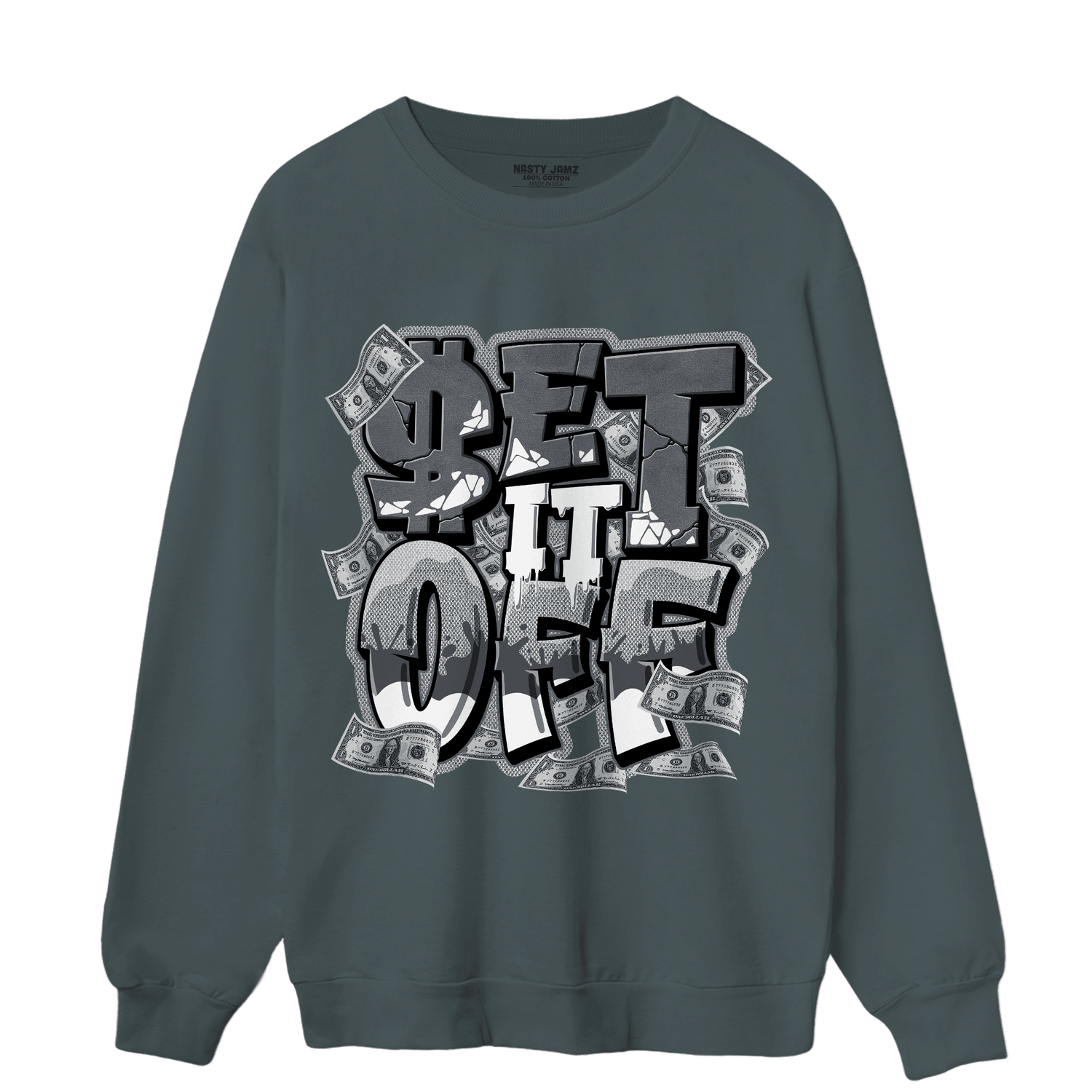 Air Max 90 Iron Grey Sweatshirt Match Money Set It Off - NastyJamz