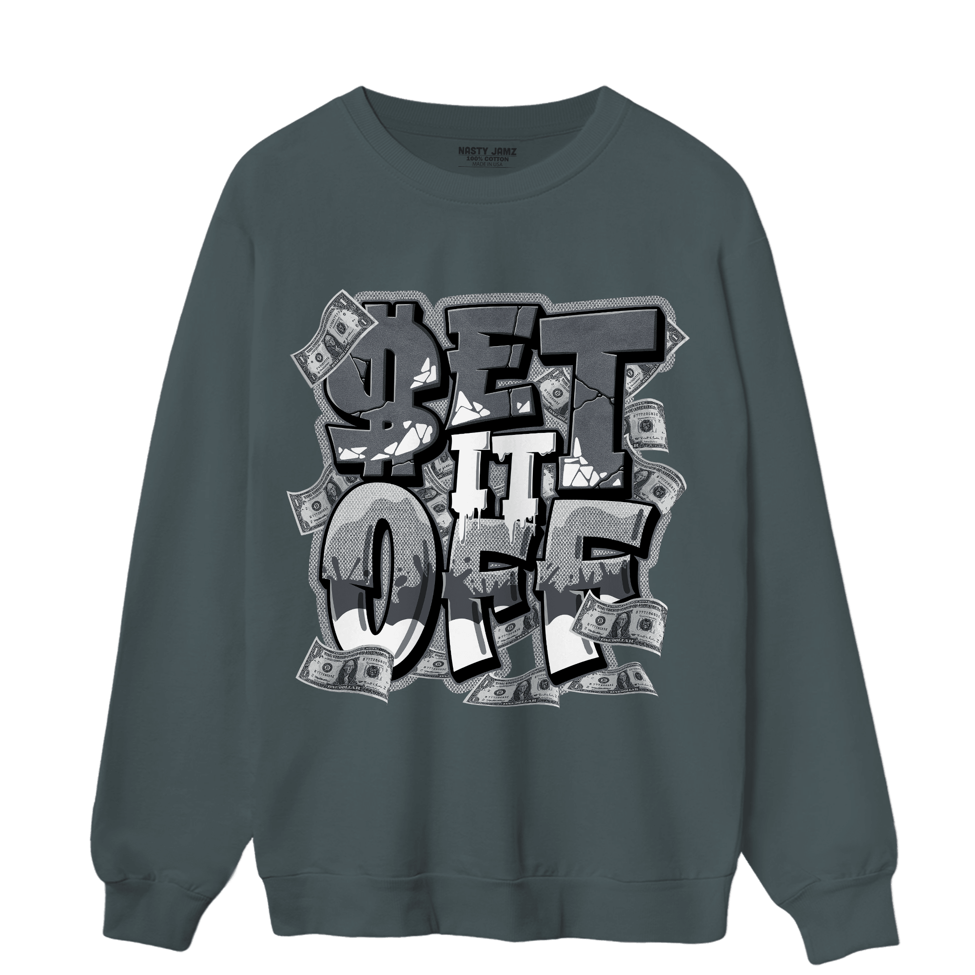 Air Max 90 Iron Grey Sweatshirt Match Money Set It Off - NastyJamz