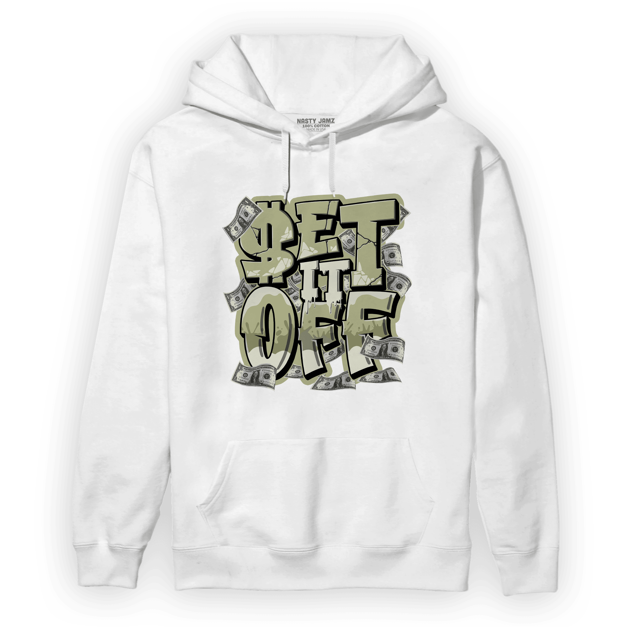 Yeezy Slide Resin Hoodie Match Money Set It Off - NastyJamz