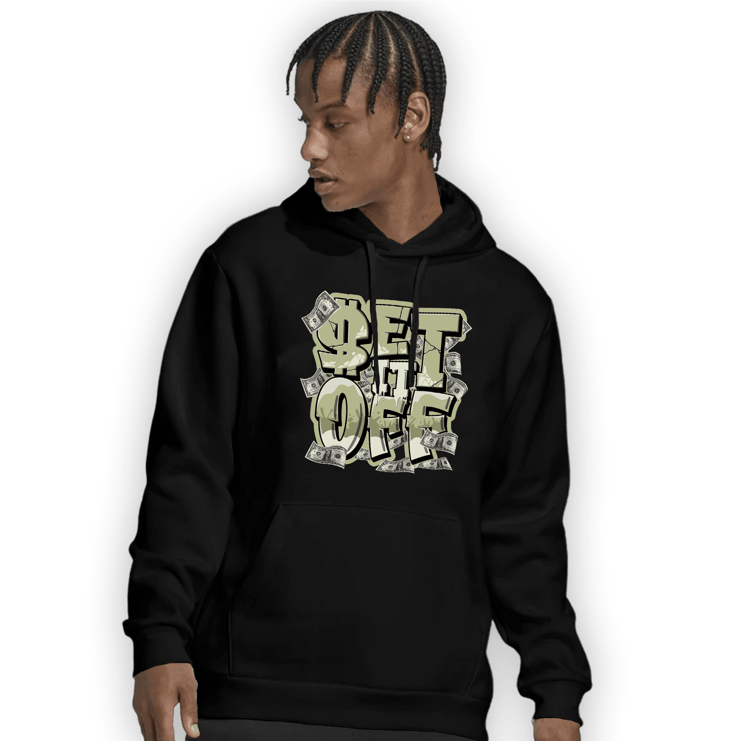 Yeezy Slide Resin Hoodie Match Money Set It Off - NastyJamz