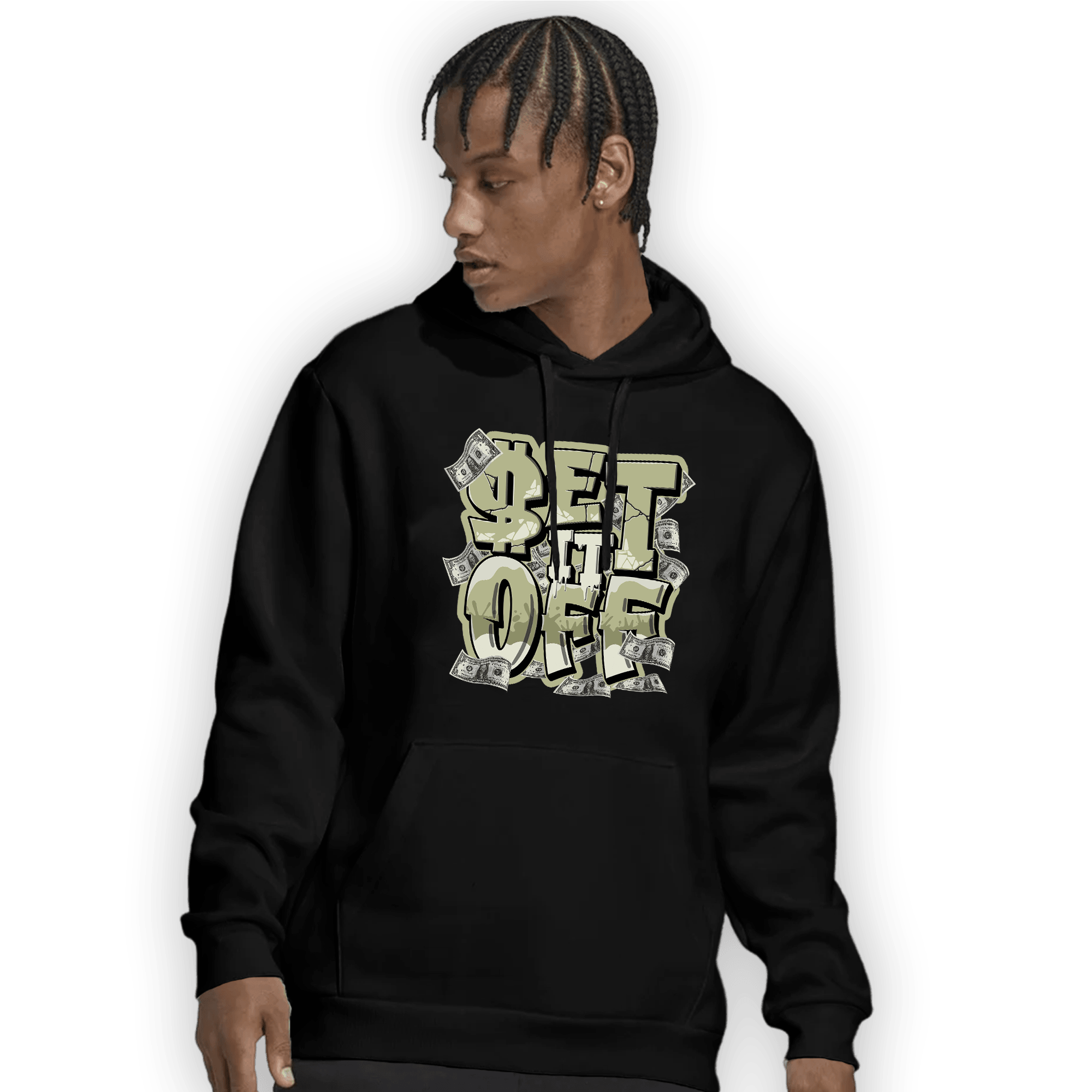 Yeezy Slide Resin Hoodie Match Money Set It Off - NastyJamz