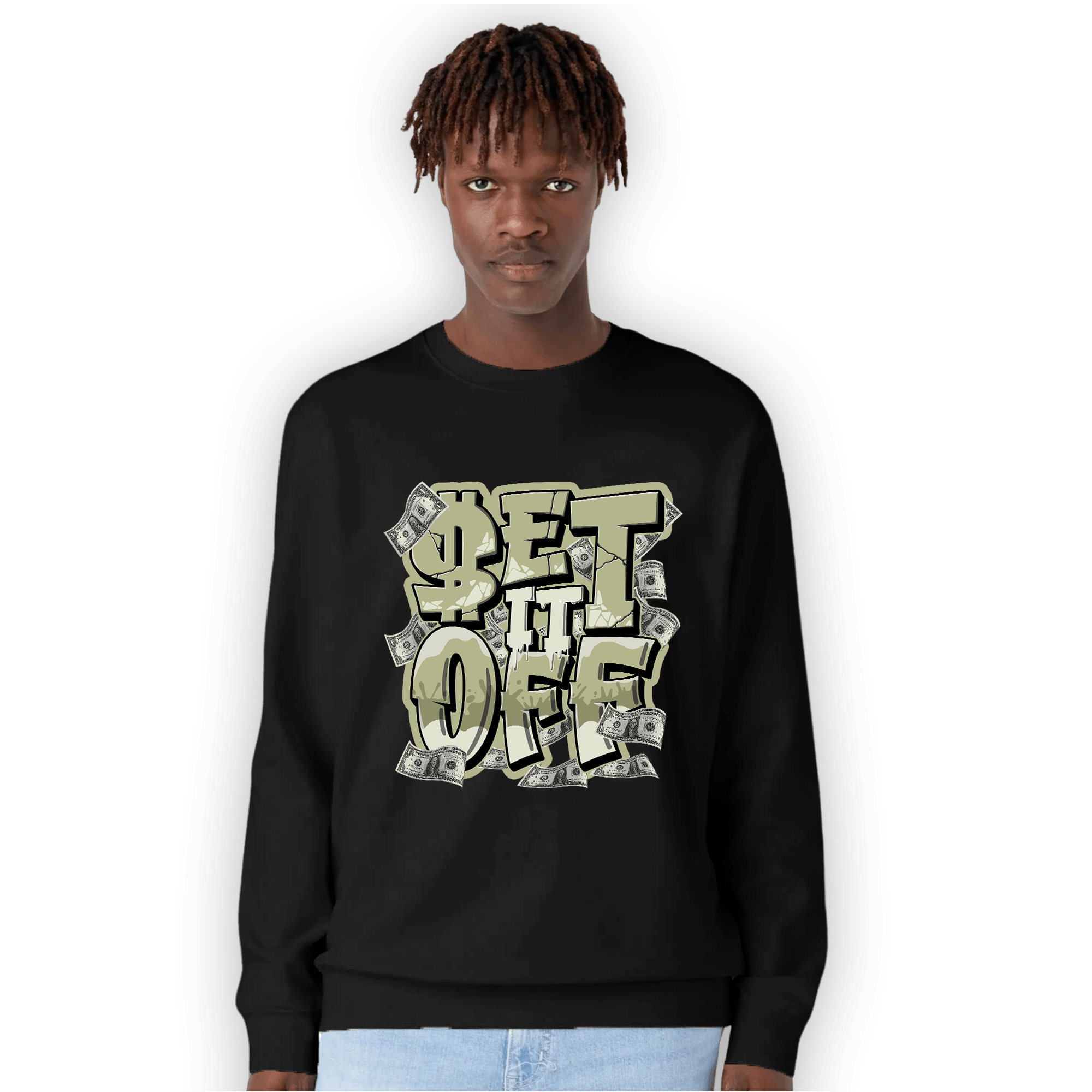 Yeezy Slide Resin Sweatshirt Match Money Set It Off - NastyJamz