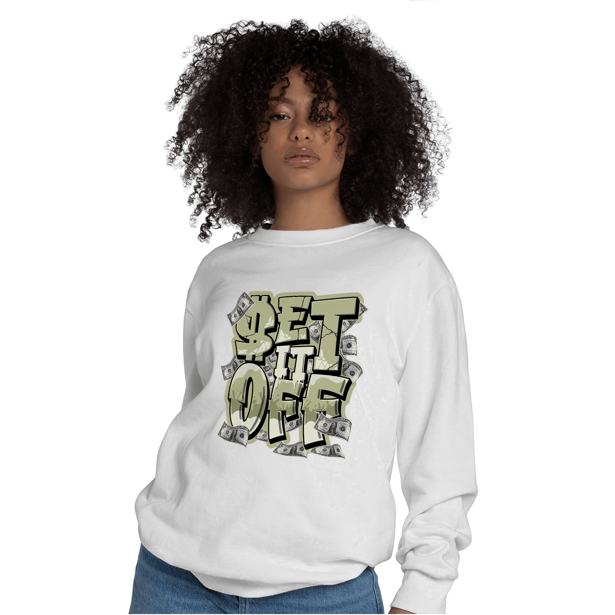 Yeezy Slide Resin Sweatshirt Match Money Set It Off - NastyJamz