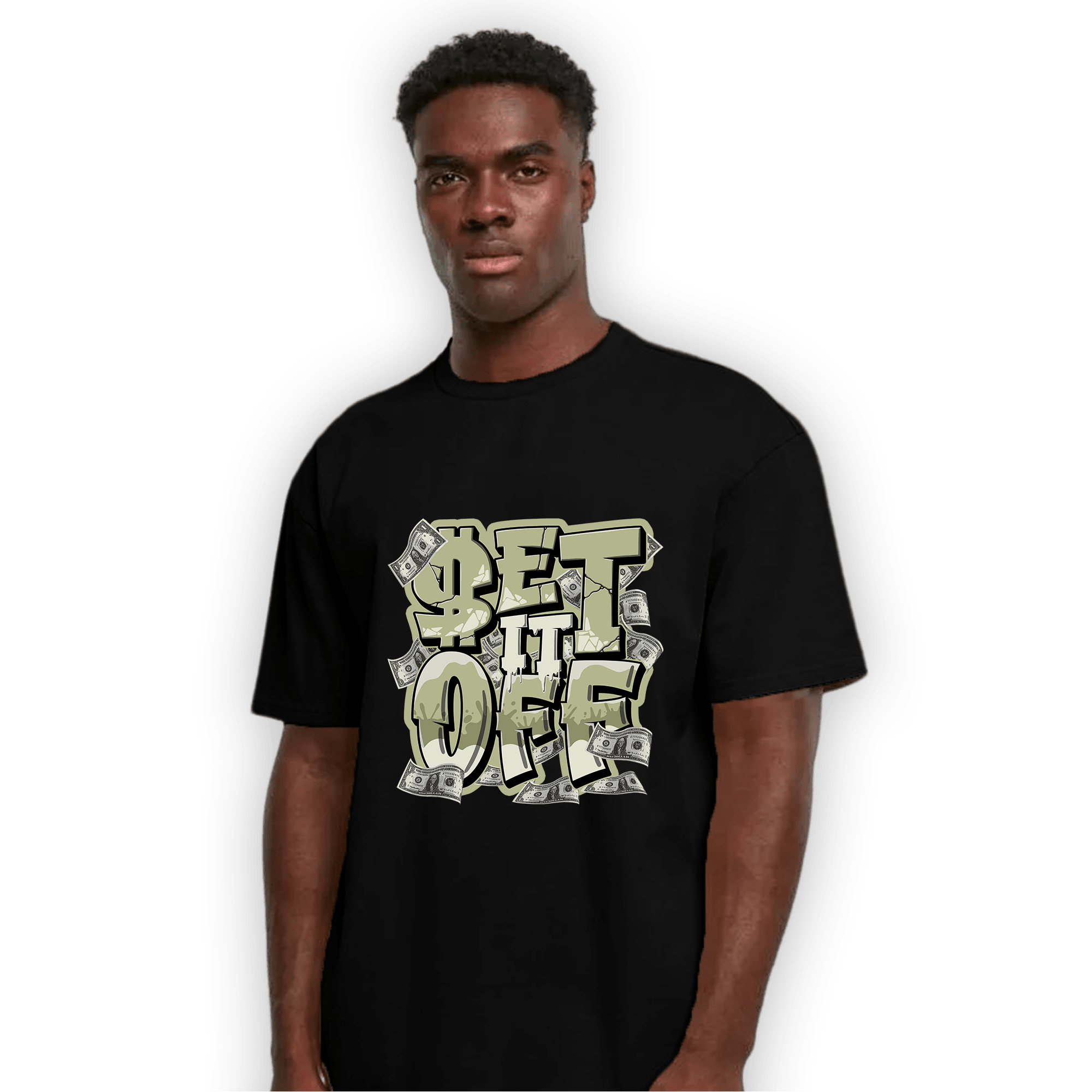 Yeezy Slide Resin T Shirt Match Money Set It Off - NastyJamz