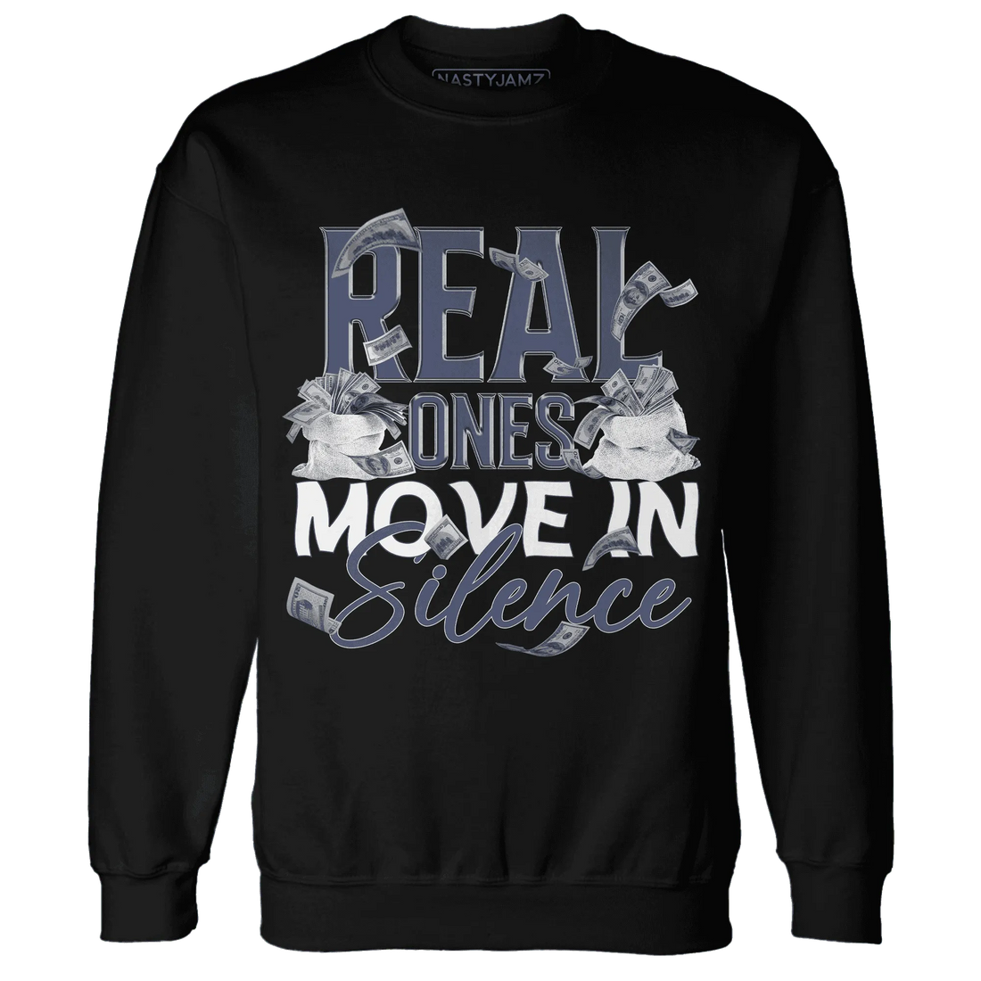 Low-Diffused-Blue-11s-Sweatshirt-Match-Move-In-Silence-Money