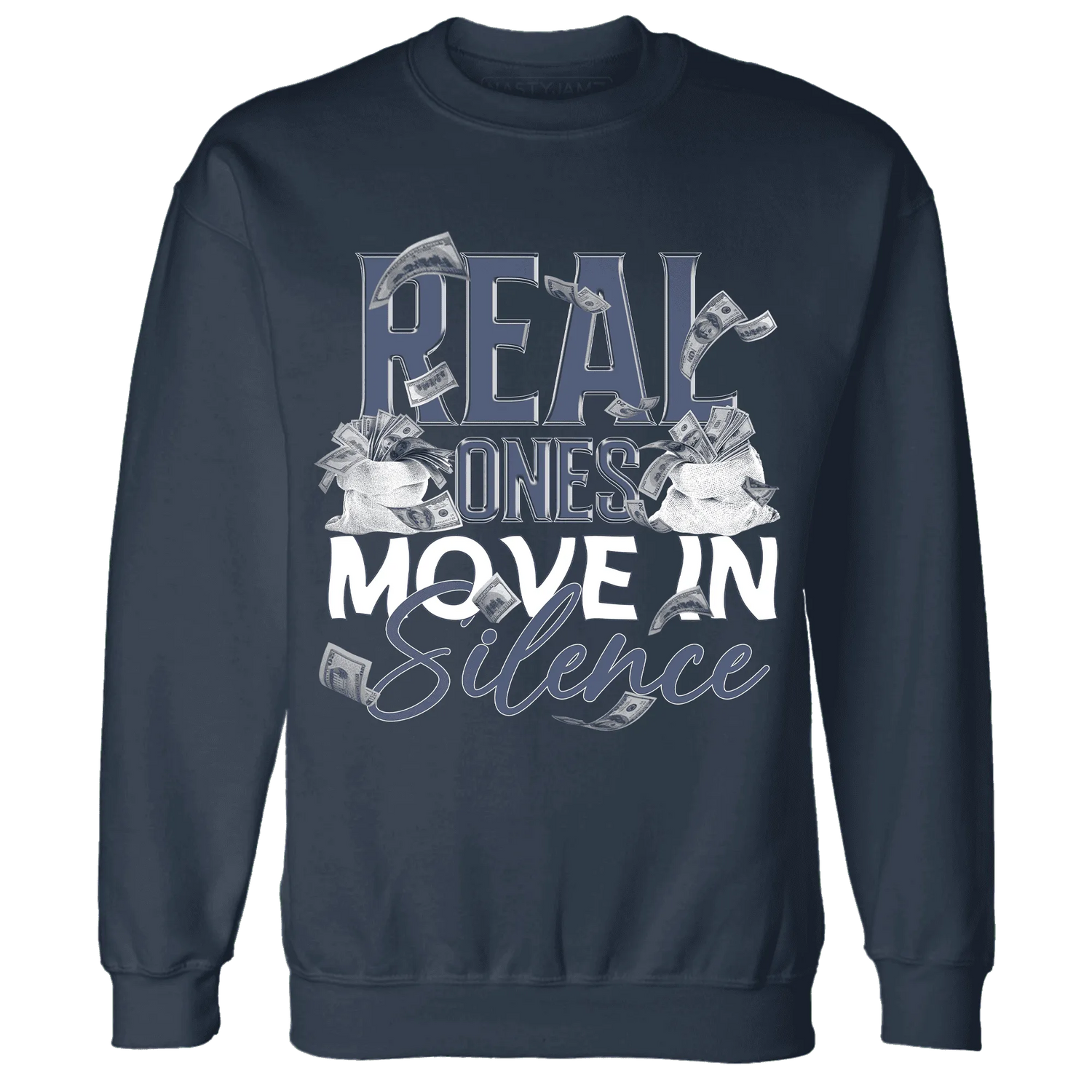 Low-Diffused-Blue-11s-Sweatshirt-Match-Move-In-Silence-Money