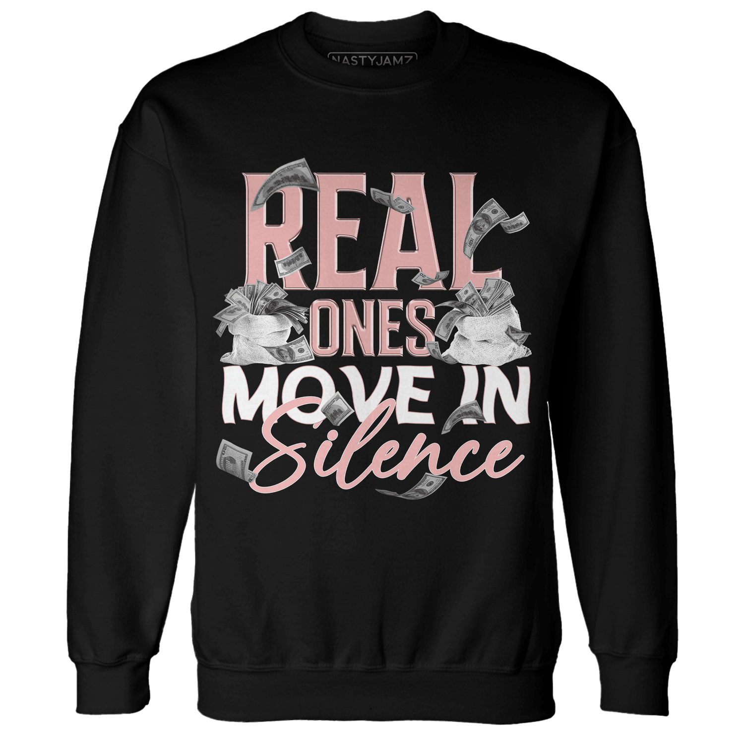 Low Legend Pink 11s Sweatshirt Match Move In Silence Money - NastyJamz