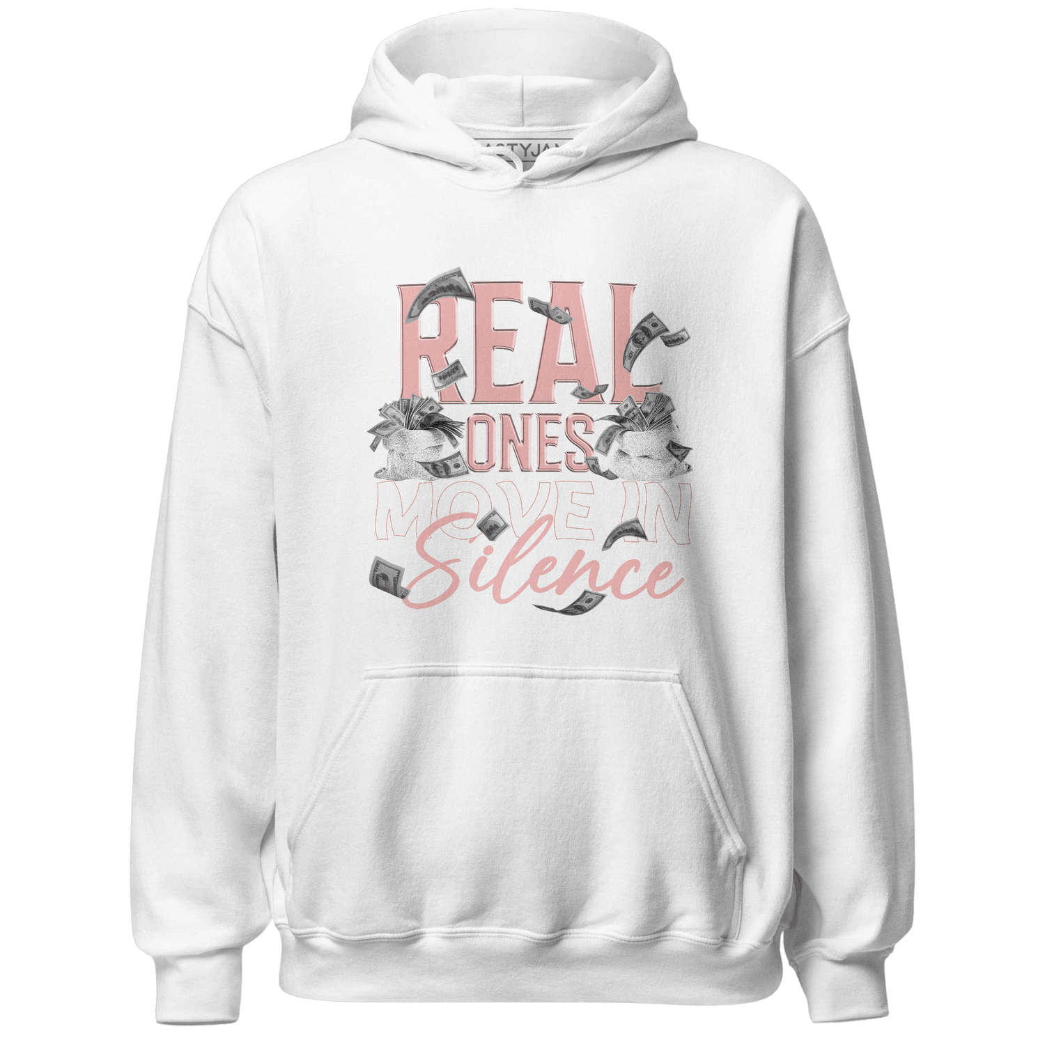 Low Legend Pink 11s Hoodie Match Move In Silence Money - NastyJamz