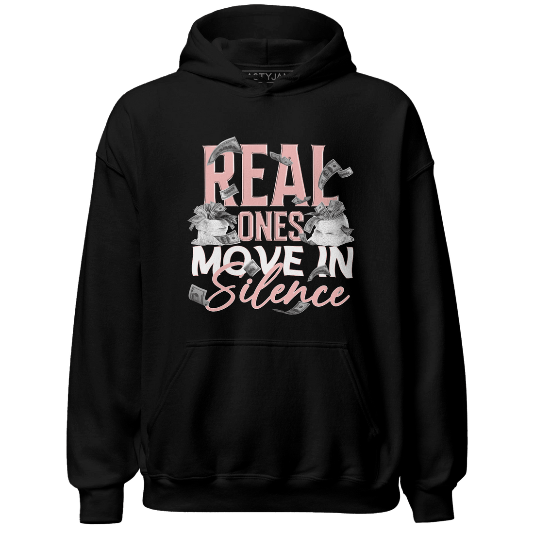 Low Legend Pink 11s Hoodie Match Move In Silence Money - NastyJamz