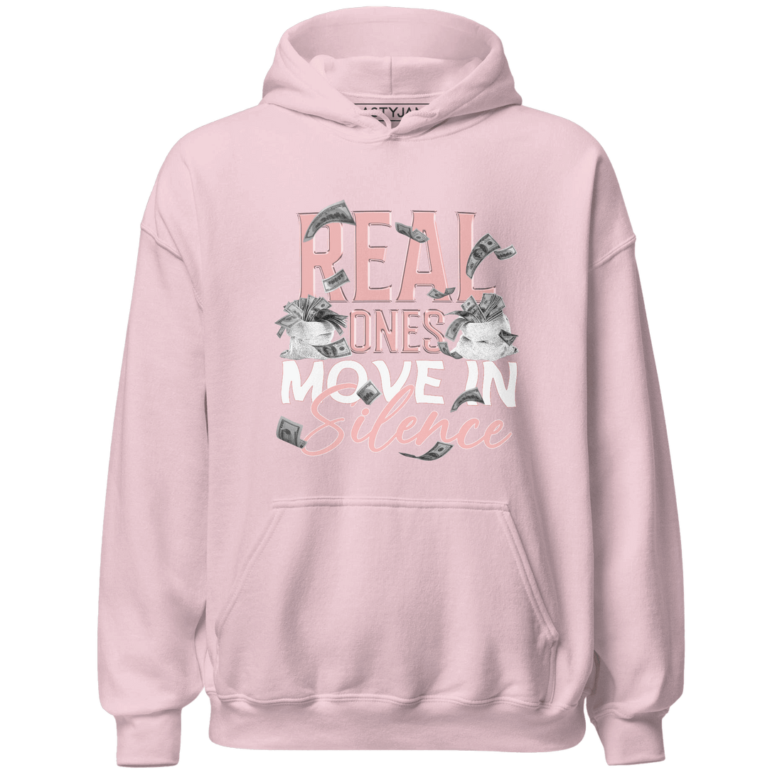 Low Legend Pink 11s Hoodie Match Move In Silence Money - NastyJamz