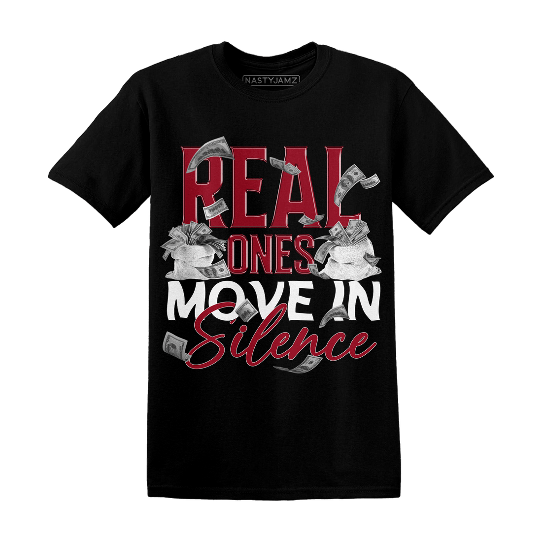 Retro Red Taxi 12s T Shirt Match Move In Silence Money - NastyJamz