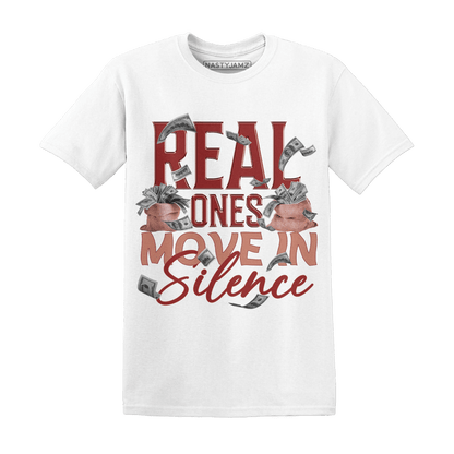 Dune Red 13s T Shirt Match Move In Silence Money - NastyJamz