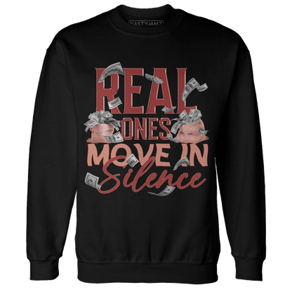 Dune Red 13s Sweatshirt Match Move In Silence Money - NastyJamz