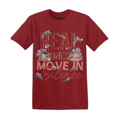 Dune Red 13s T Shirt Match Move In Silence Money - NastyJamz