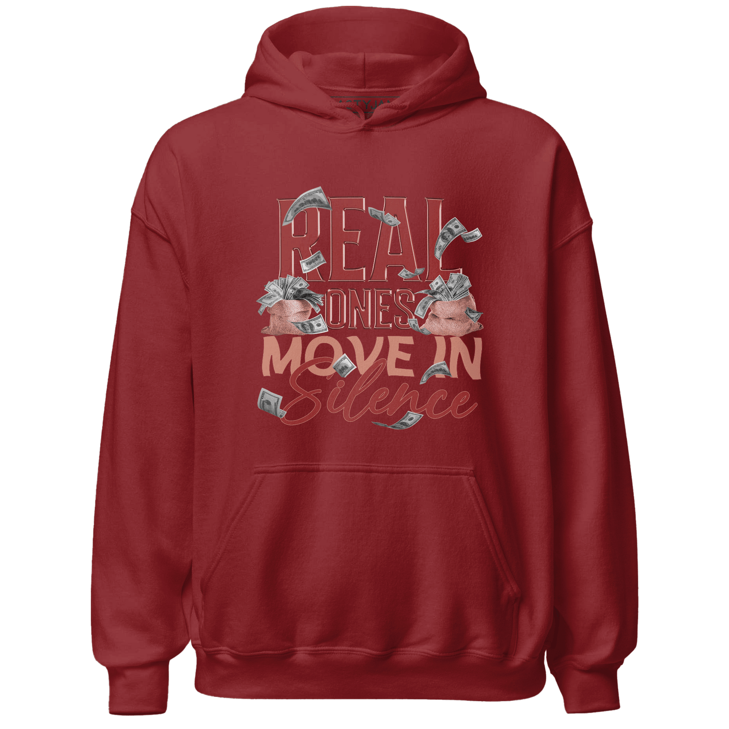 Dune Red 13s Hoodie Match Move In Silence Money - NastyJamz