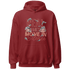 Dune Red 13s Hoodie Match Move In Silence Money - NastyJamz