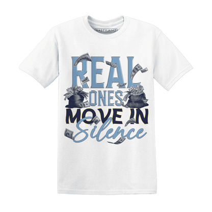 First In Flight 1s T Shirt Match Move In Silence Money - NastyJamz