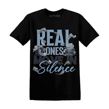 First In Flight 1s T Shirt Match Move In Silence Money - NastyJamz