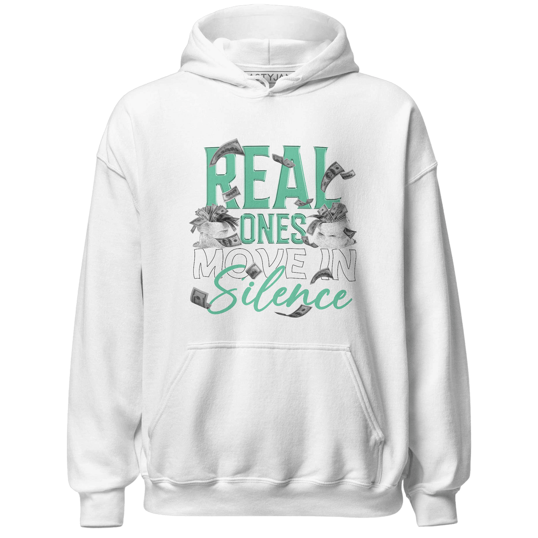 High OG Green Glow 1s Hoodie Match Move In Silence Money - NastyJamz