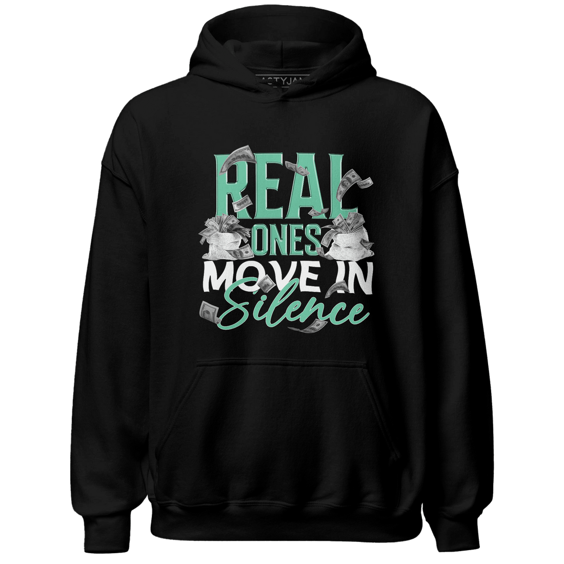 High OG Green Glow 1s Hoodie Match Move In Silence Money - NastyJamz