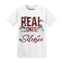 High White Team Red 1s T Shirt Match Move In Silence Money - NastyJamz