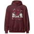 High White Team Red 1s Hoodie Match Move In Silence Money - NastyJamz