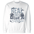 Mid Diffused Blue Grey 1s Sweatshirt Match Move In Silence Money - NastyJamz