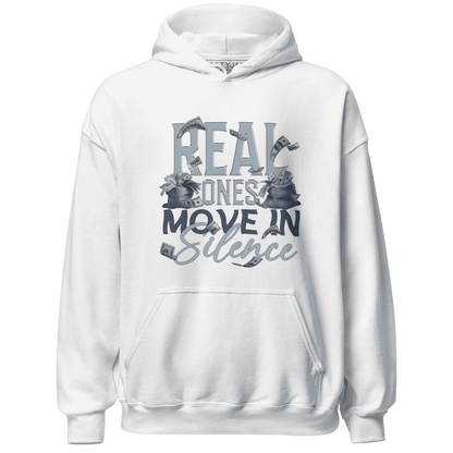 Mid Diffused Blue Grey 1s Hoodie Match Move In Silence Money - NastyJamz