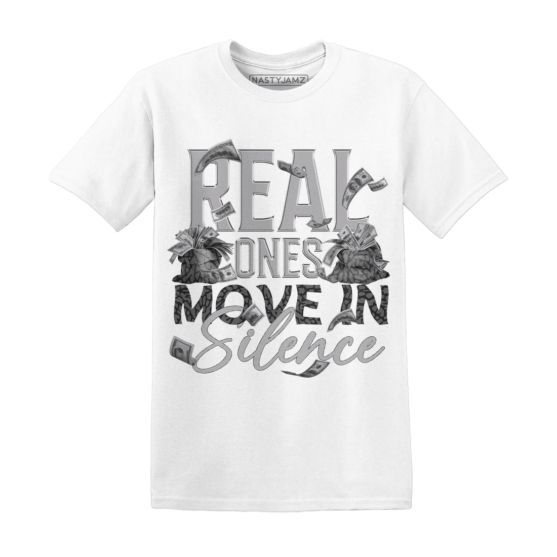Cement-Grey-3s-T-Shirt-Match-Move-In-Silence-Money