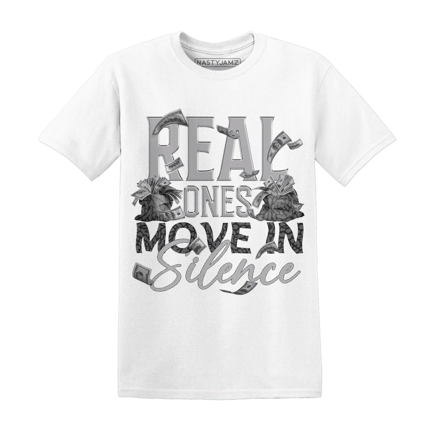 Cement-Grey-3s-T-Shirt-Match-Move-In-Silence-Money