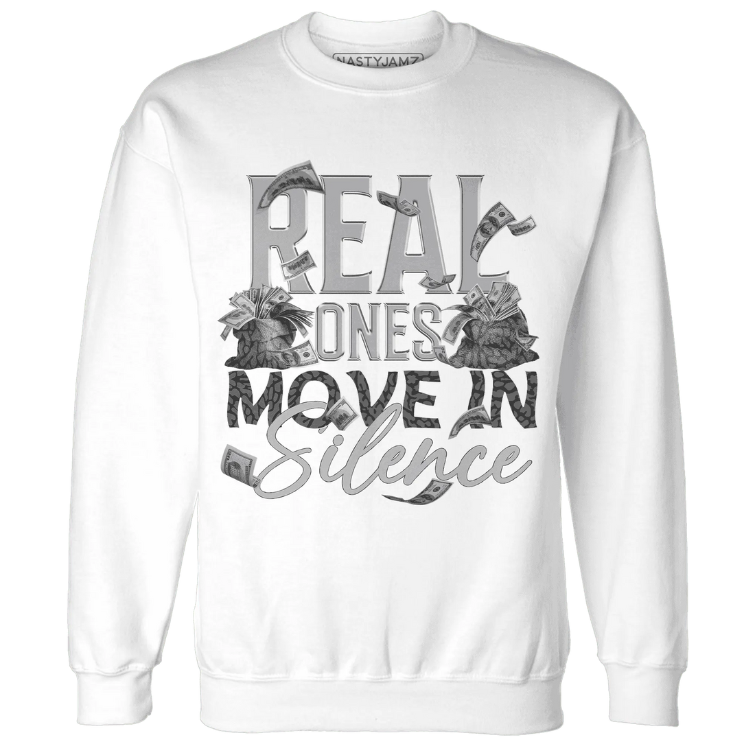 Cement-Grey-3s-Sweatshirt-Match-Move-In-Silence-Money