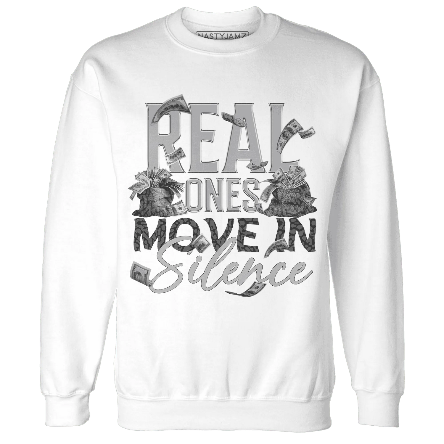 Cement-Grey-3s-Sweatshirt-Match-Move-In-Silence-Money