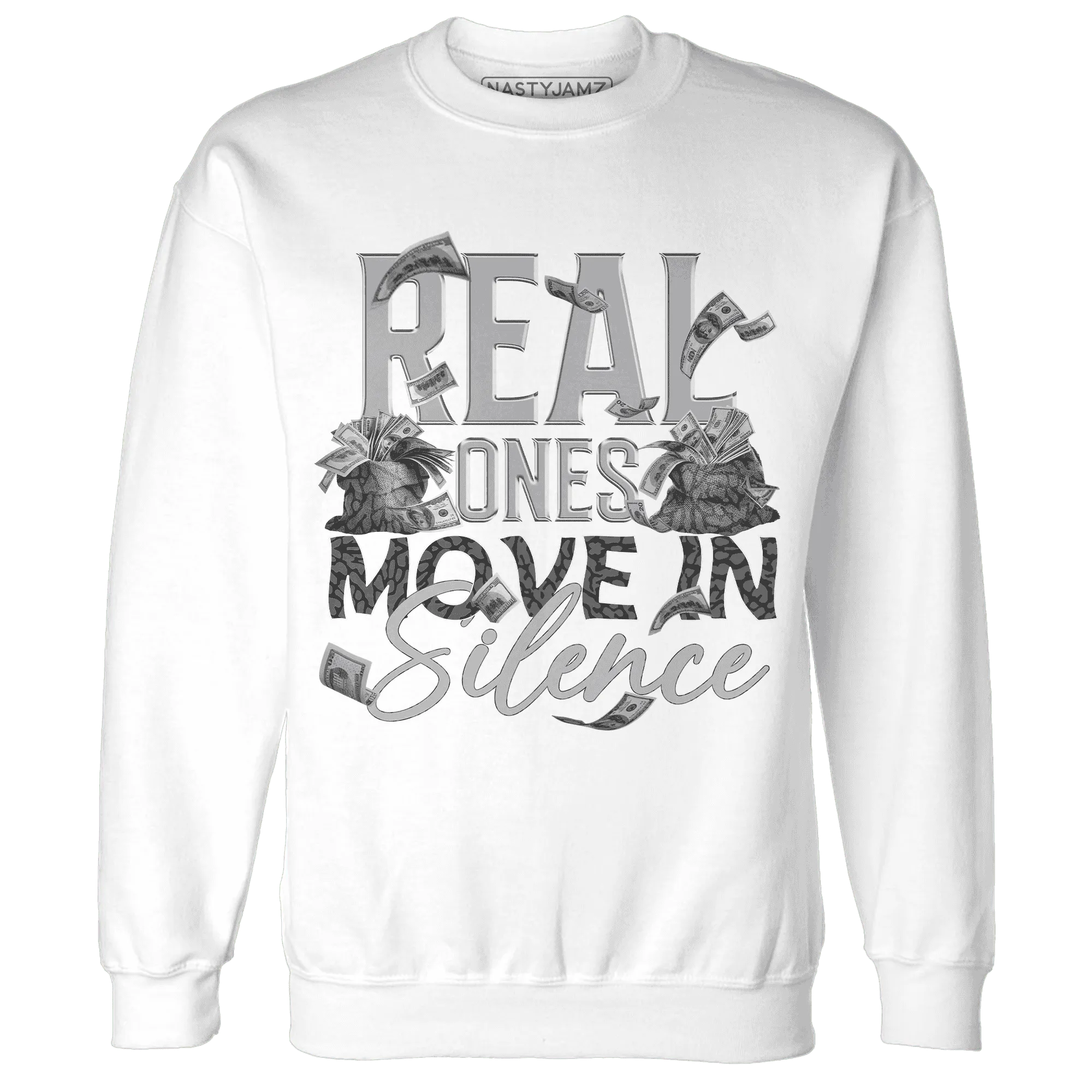 Cement-Grey-3s-Sweatshirt-Match-Move-In-Silence-Money