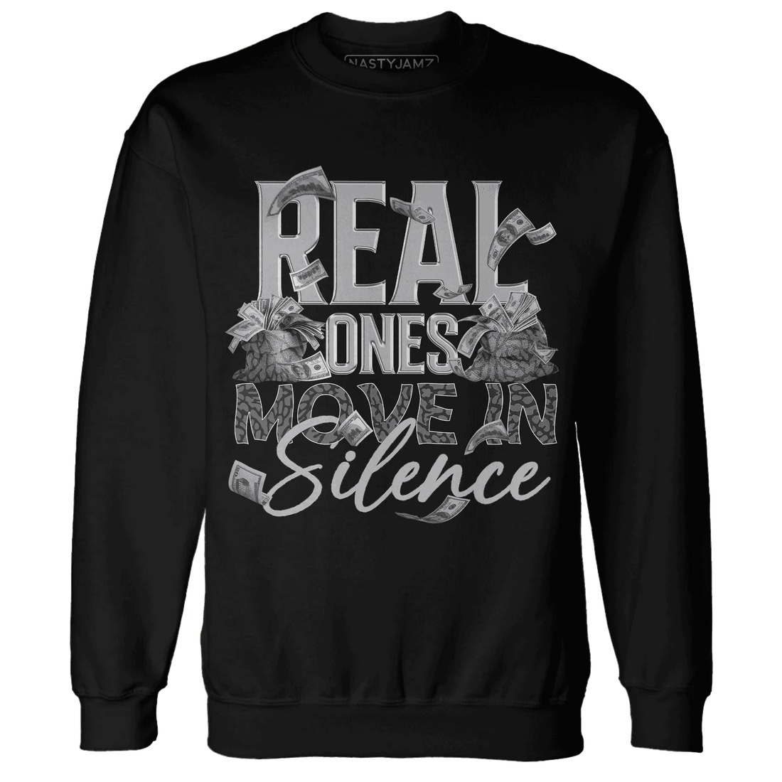 Cement-Grey-3s-Sweatshirt-Match-Move-In-Silence-Money