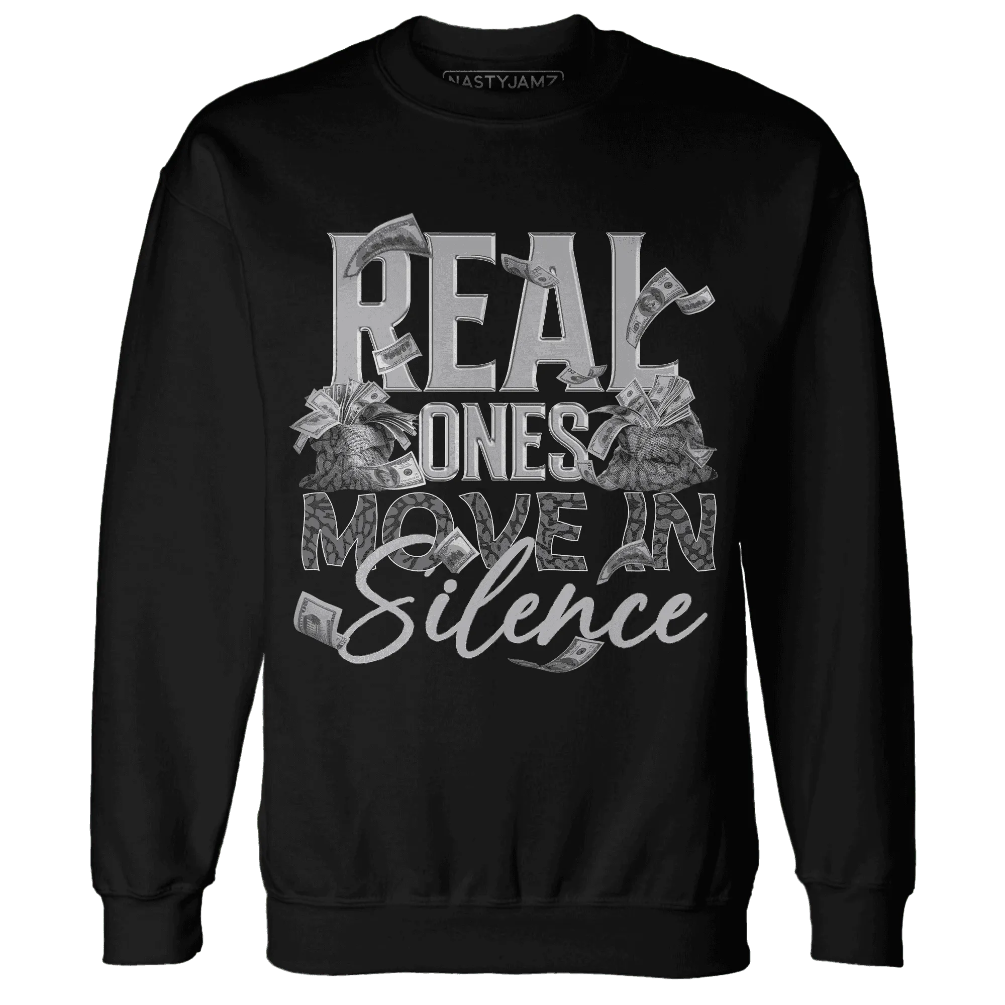 Cement-Grey-3s-Sweatshirt-Match-Move-In-Silence-Money