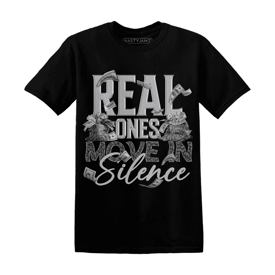 Cement-Grey-3s-T-Shirt-Match-Move-In-Silence-Money
