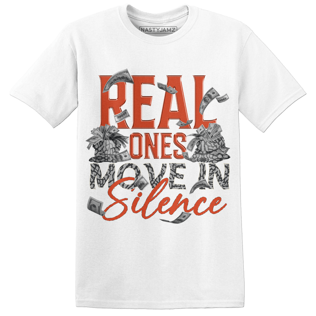 Georgia Peach 3s T Shirt Match Move In Silence Money - NastyJamz